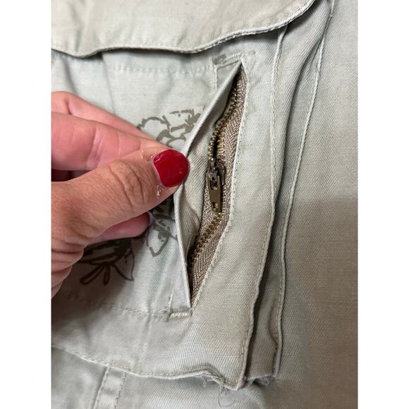 Urban Tribe Floral Embroidered Utility Jacket Green Size Small NWT - Picture 6 of 11